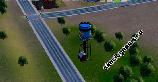Вода в SimCity - водонапорные башни, трубы, очистка воды