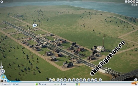 Нефтяной город SimCity